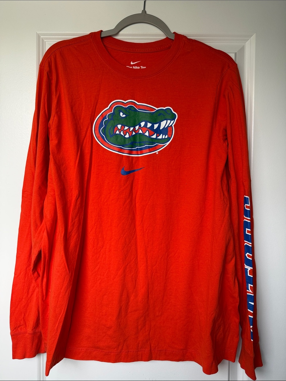 Nike Men’s Florida Gators Orange Long-Sleeve Tee Size Large